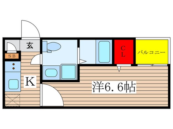 プラージュ柴田の物件間取画像